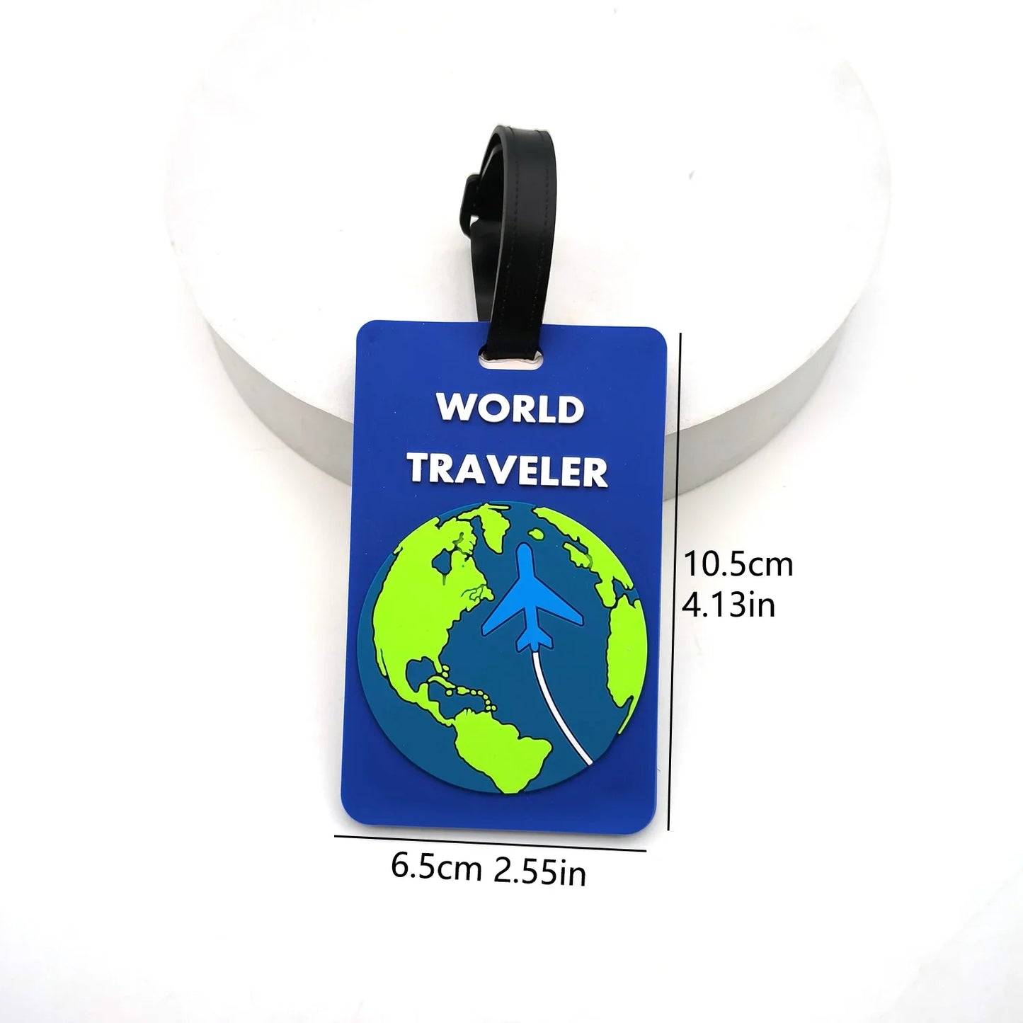 1PCS Travel Accessories Luggage Tag Creative  Suitcase Fashion Style Silicon Portable Travel Holder