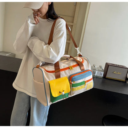 Travel Bag, Duffel Bag Cosmetics Bag, Professional Fitness Bag, Yoga Swimming Training Backpack, Satchel Shoulder Crossbody Tote Bag, Suitable for Men and Women