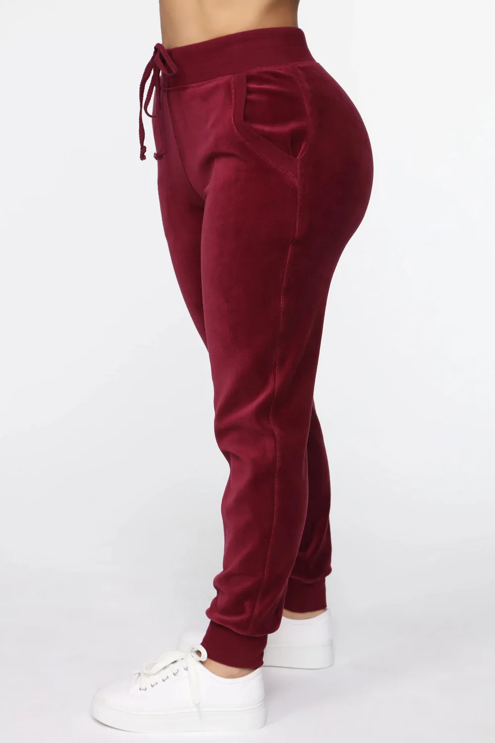 Women Pant Sets Comfortable Velvet Matching Sets Two Piece Set Autumn Loose Zipper Hoodie Jacket Elastic Waist Skinny Pants Sets
