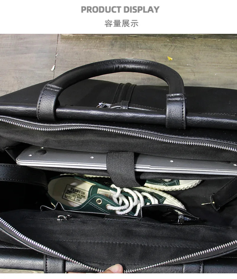 Luxury Travel Bag Men Handbag Large Capacity Luggage Bag Men's Top-Handle Bags Fashion Crossbody Bag Male Gym Fitness Handbags