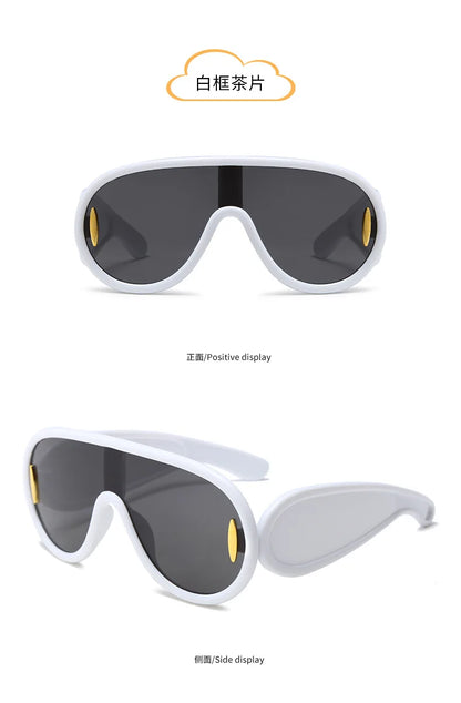 Large Frame Integrated SunShade Large Face SunglaSSeS, Children's Fashionable Toad Mirrors, Personalized SunglaSSeS