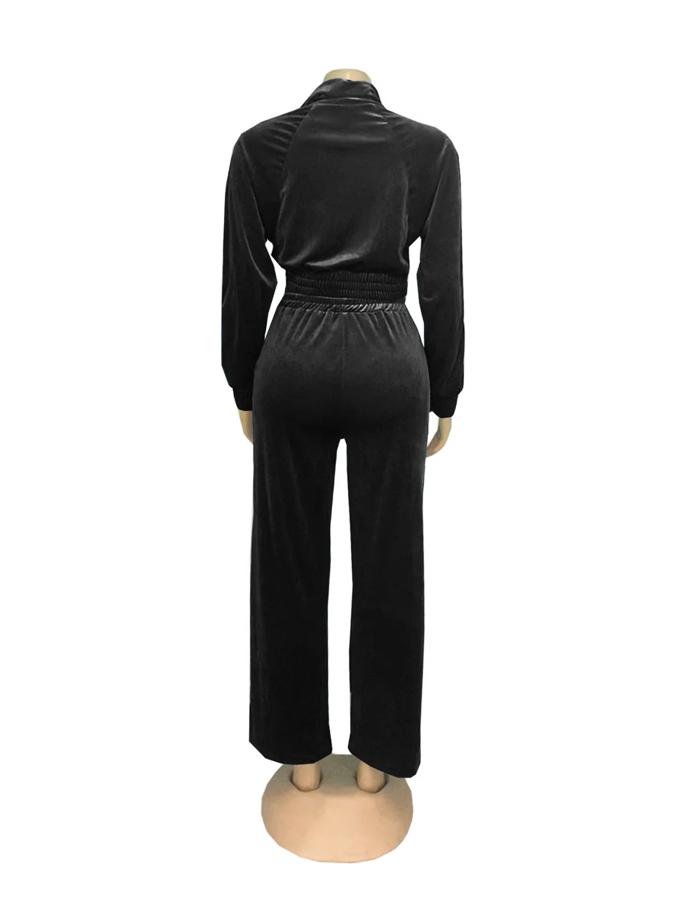 Pants Set Women Two Piece Sets Matching Sets Y2k Streetwear Zipper Coats Long Pants Elastic Waist Sportswear Tracksuit Jogger