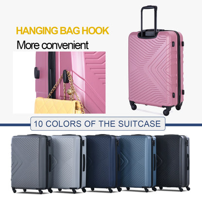 Travelhouse Luggage Set 3 Piece Suitcase Set Double Spinner Wheels TSA Lock Carry-on luggage Clearance (20inch 24inch 28inch)