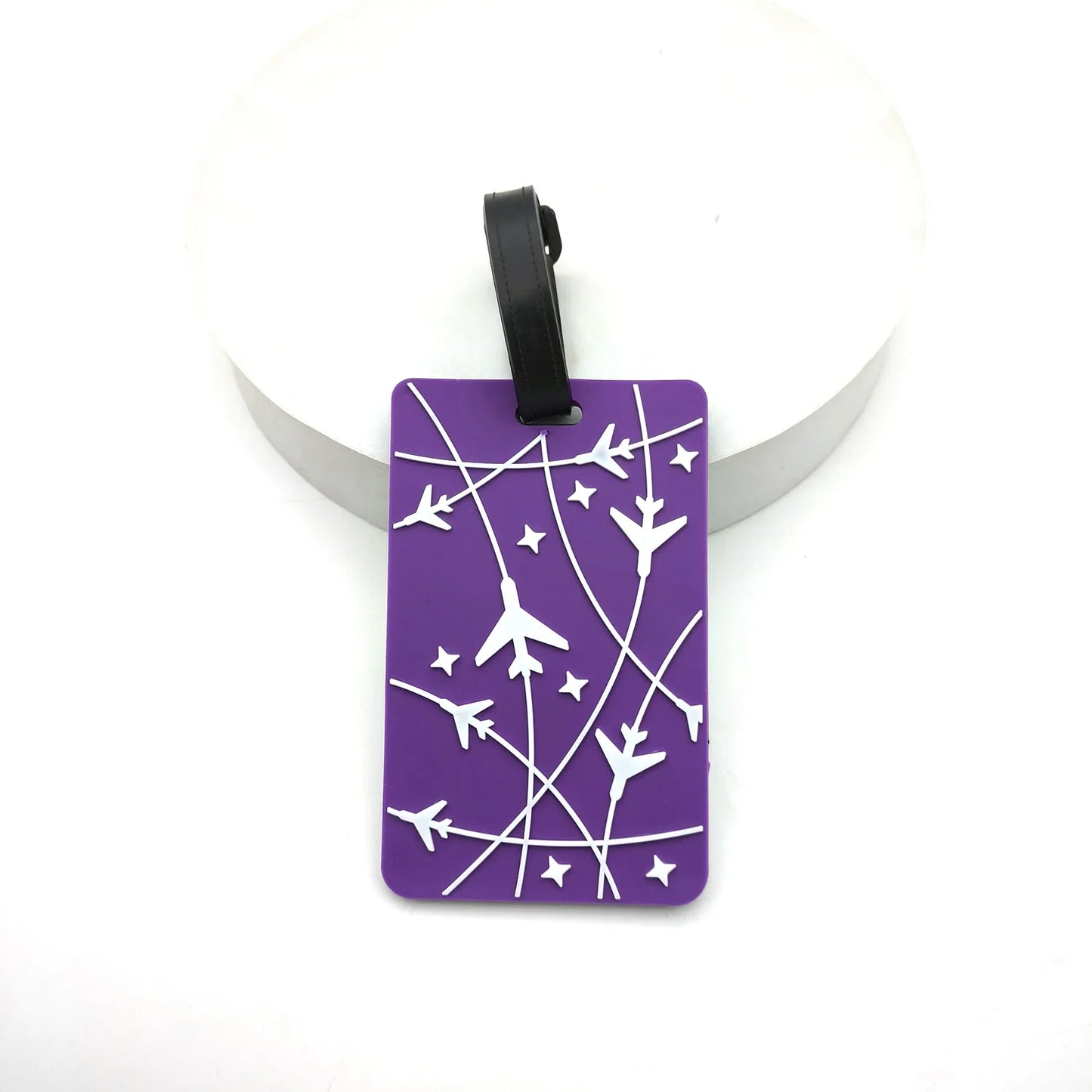 1PCS Travel Accessories Luggage Tag Creative  Suitcase Fashion Style Silicon Portable Travel Holder