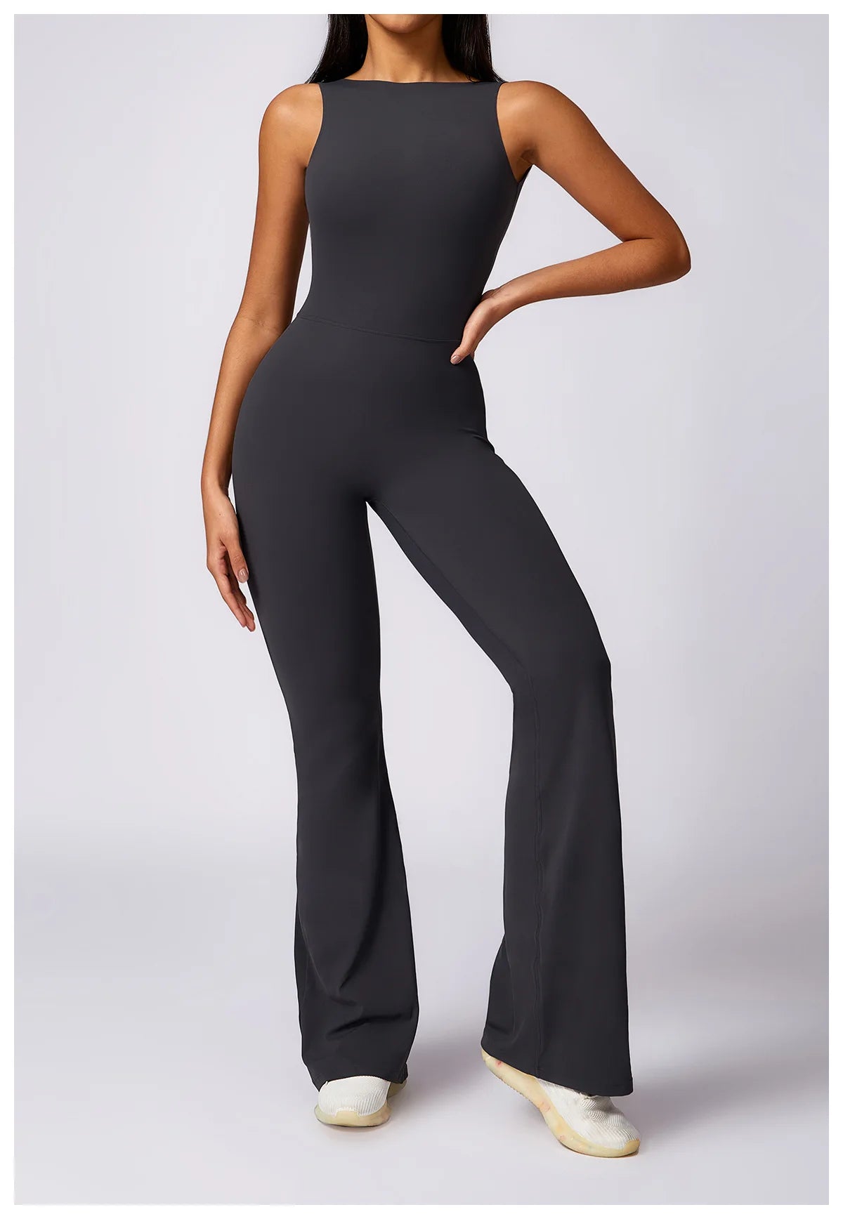 Customized LOGO women's peach hip lift sports yoga onesie casual micro-pull fitness back yoga clothes
