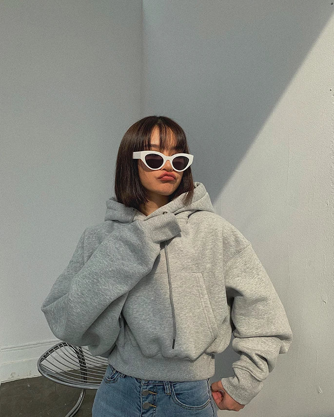 Casual New Fashion Hoodies Suit Women Winter Spring Solid Tracksuit Two Pieces Set Sports Pullover Sweatpants Sweatshirt Mujer