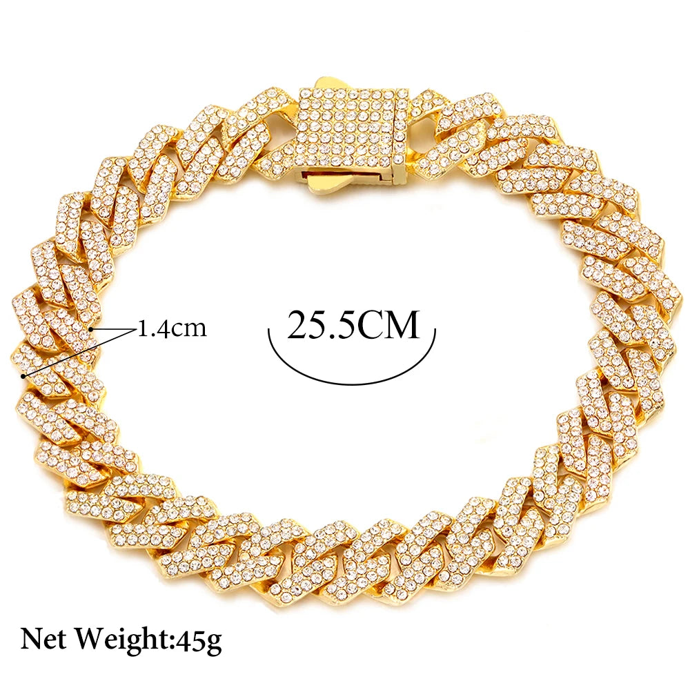 Chunky Metal Cuban Chain Anklet for Women Girls Gold Silver Color Summer Beach Anklet Bracelet Mother's Day Gifts Not Allergic