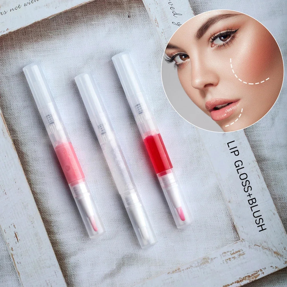 Long Lasting Quick Dry Auto Rotate Pressed Lip Glaze Moisturizer Moisturizing Mirror Private Label Lipgloss Custom Bulk Makeup