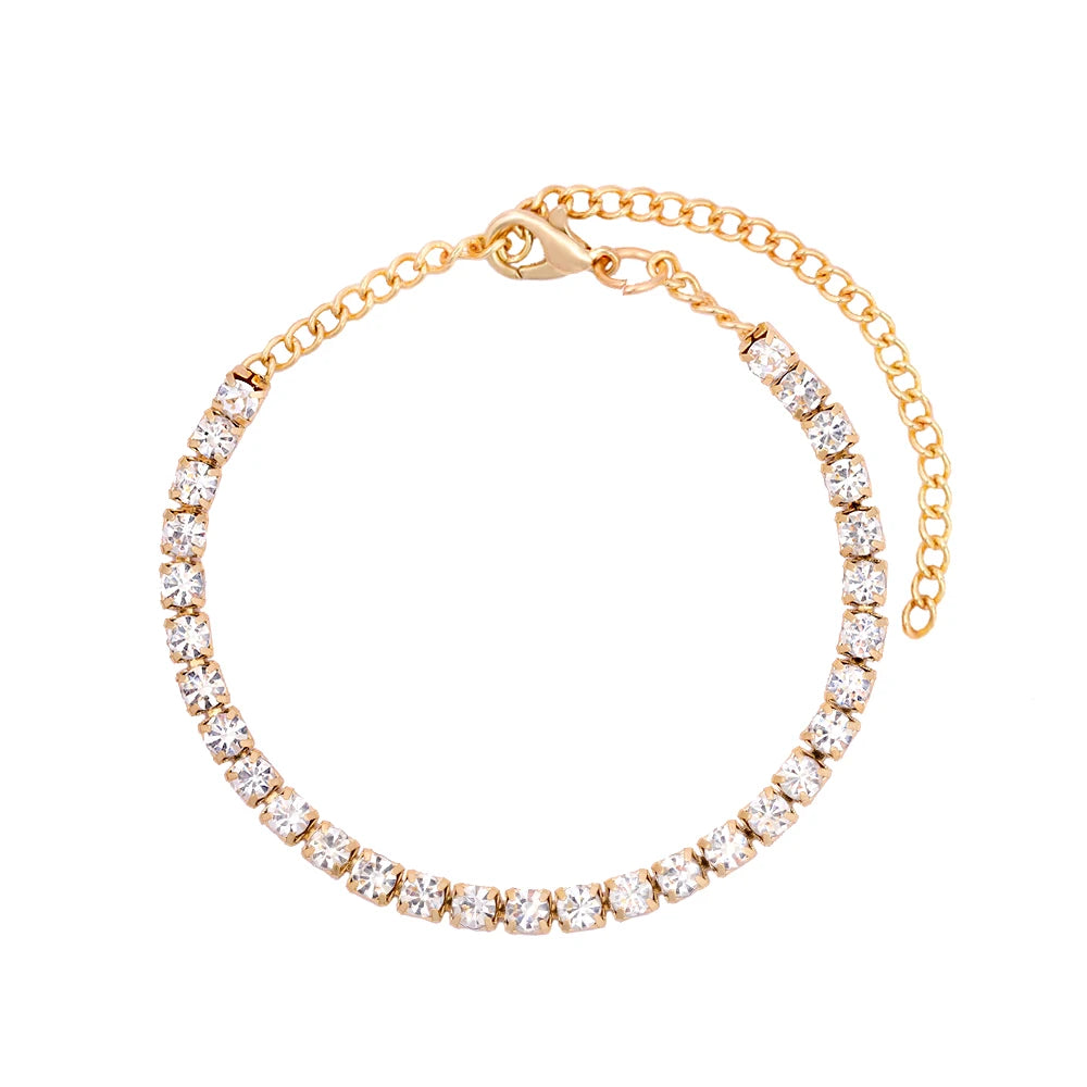 Chunky Metal Cuban Chain Anklet for Women Girls Gold Silver Color Summer Beach Anklet Bracelet Mother's Day Gifts Not Allergic