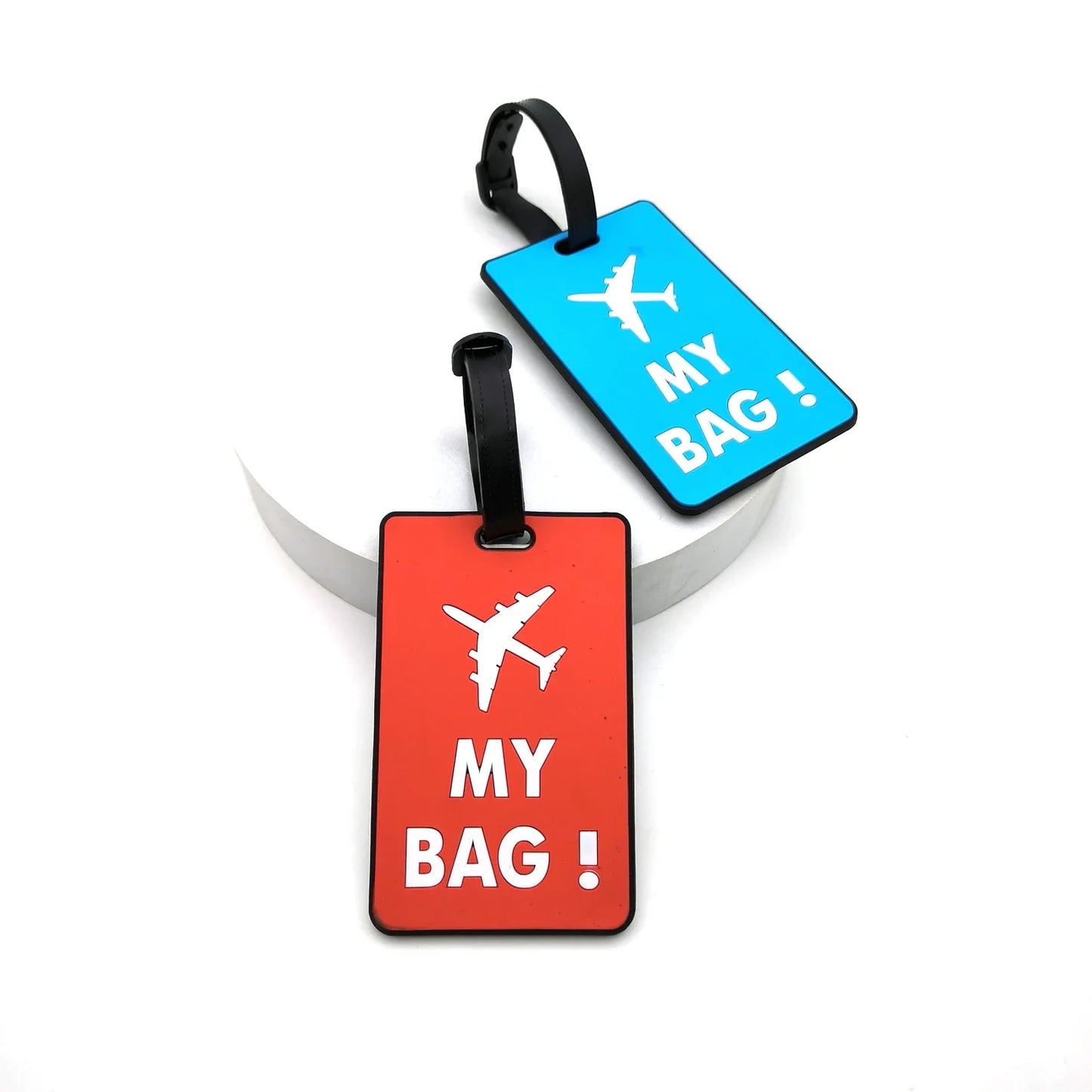 1PCS Travel Accessories Luggage Tag Creative  Suitcase Fashion Style Silicon Portable Travel Holder