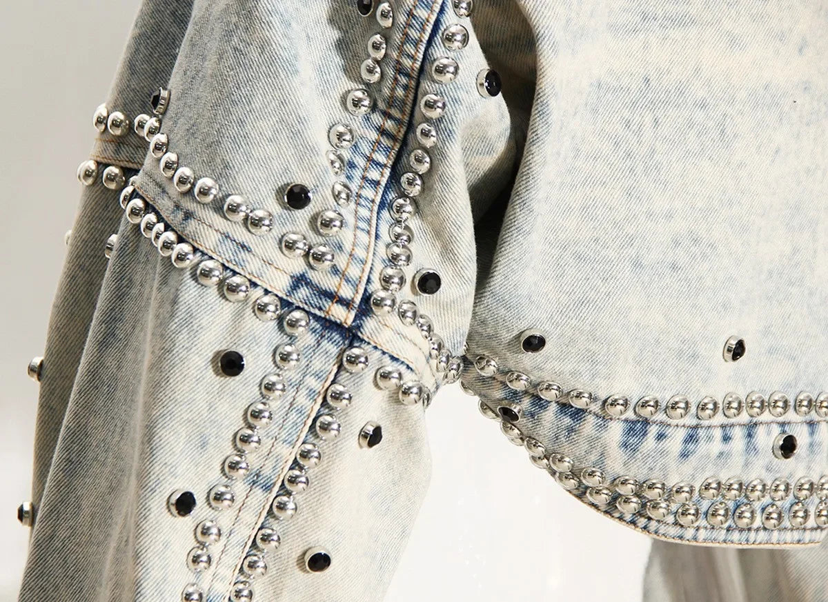 Short Denim Coat Women Y2k Cotton Spring Autumn Ropa Jeans Punk Gothic Bomber Jacket Windbreaker Vintage Jackets Streetwear