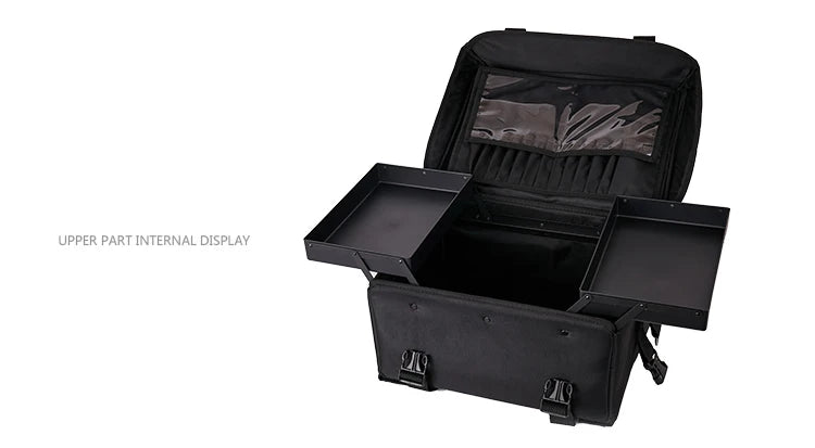 Multifunction Rolling Luggage Sets Spinner Multi-layer Trolley Suitcase with Wheels Women Oxford professional Cosmetic Case