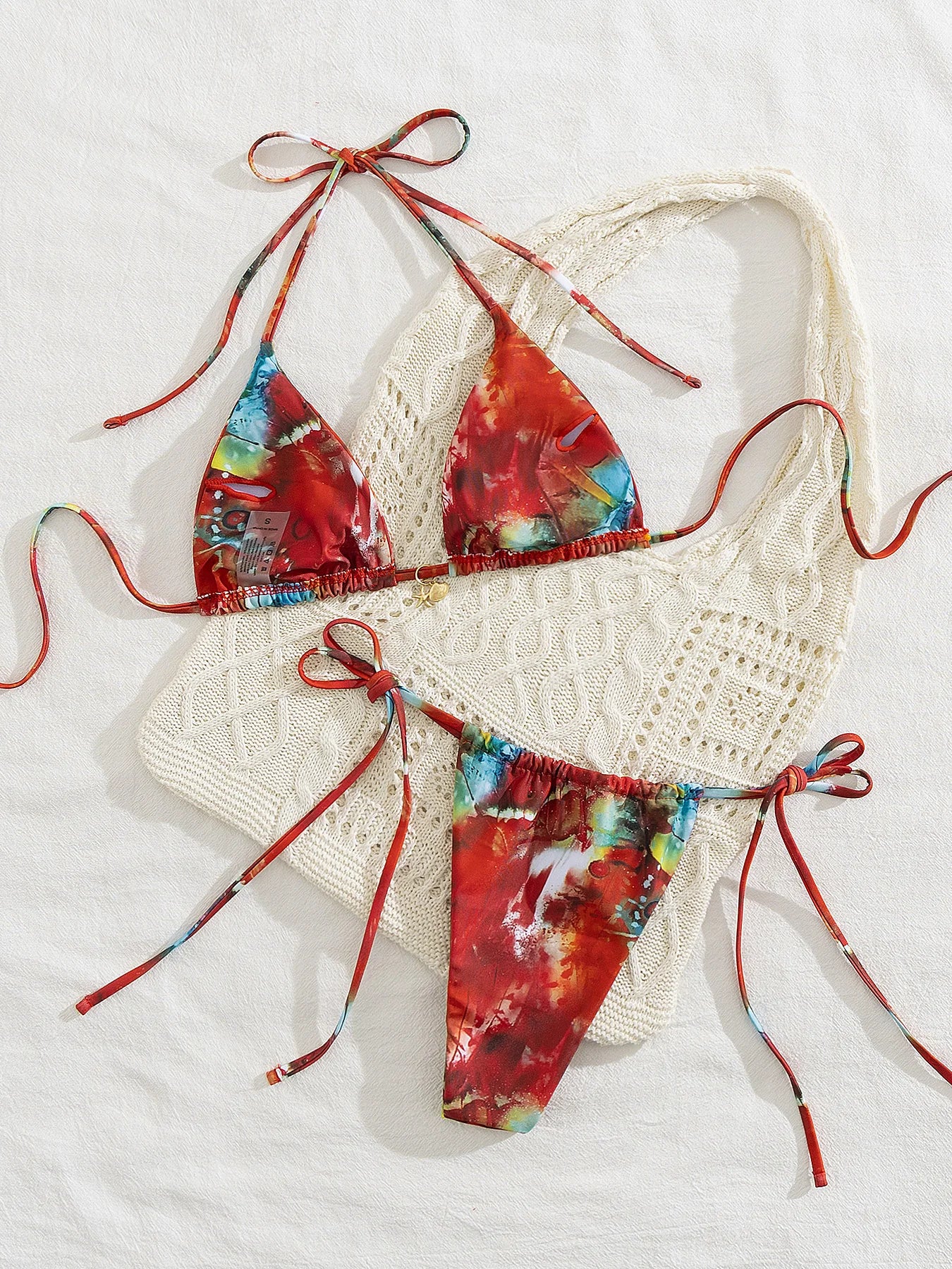 2025 Trend Trangle Stripped Micro Bikini Set Women Swimsuit Sexy Fashion Lady Biquini Swimwear Vacation Beachwear Female Clothes
