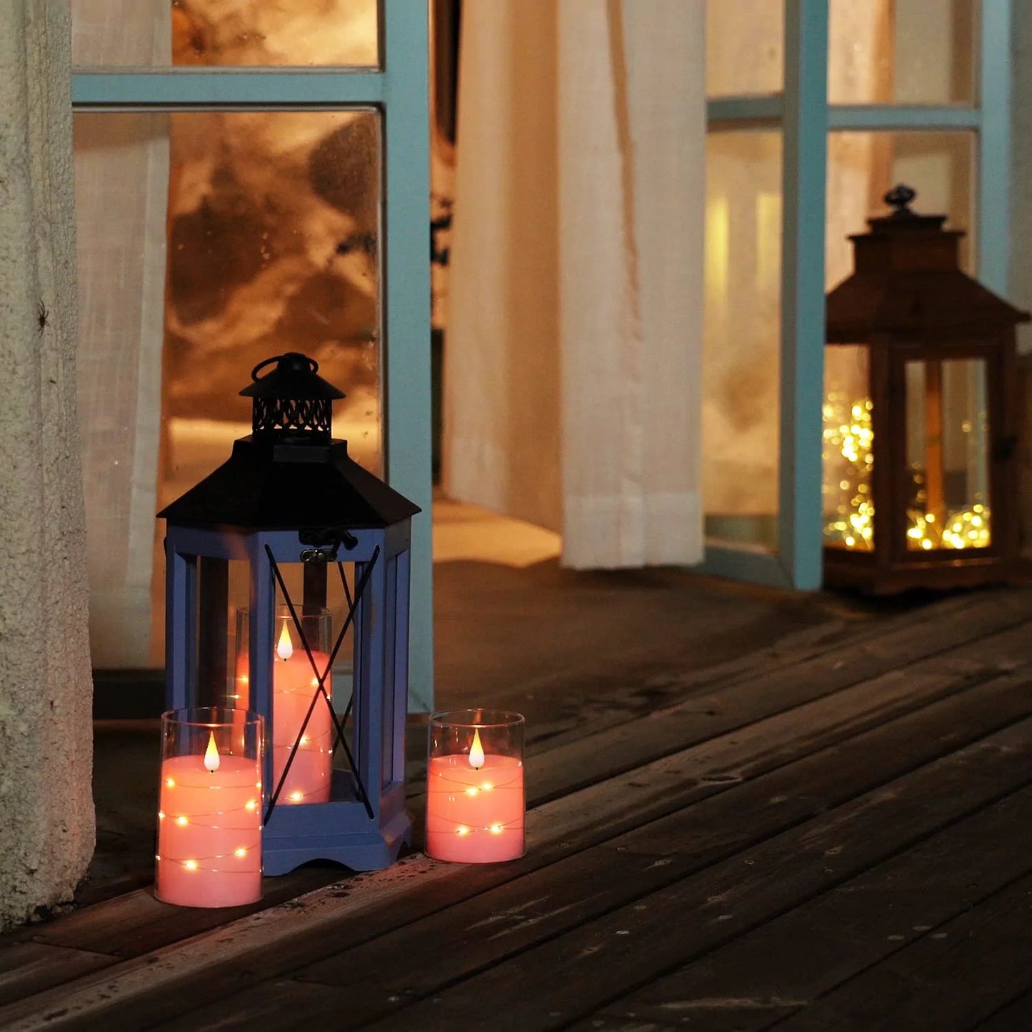 Flickering Flameless Candles Battery Operated Candles LED Candles with Remote Timer for Home Wedding Birthday Decor 3D Flame